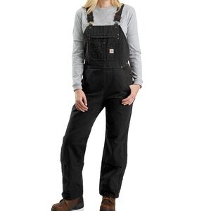 Carhartt Women's Relaxed Fit Washed Duck Insulated Bib Overall